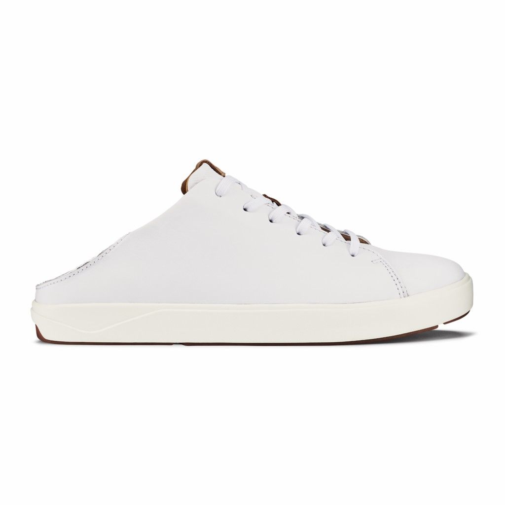 Olukai Men's Lae ahi LI Ili Sneaker - White US410-956